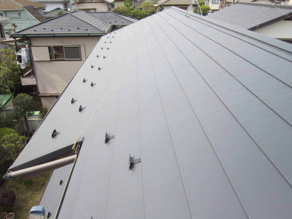 大屋根葺き替え工事